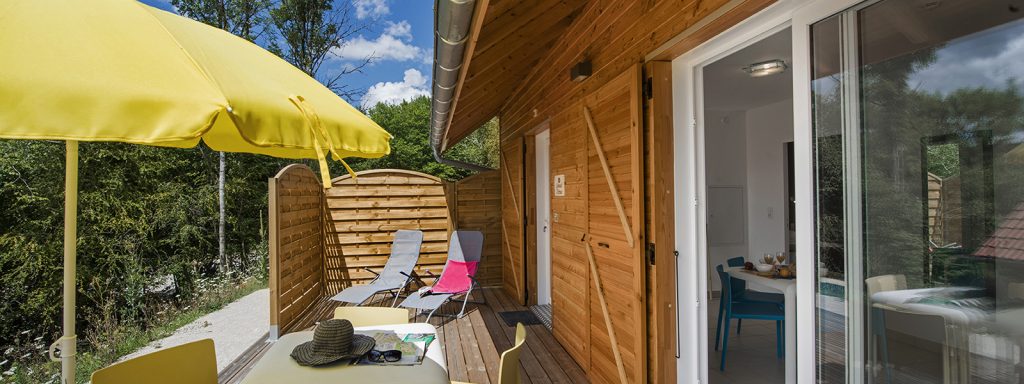 Location de chalet en bois  Vacances en camping en France